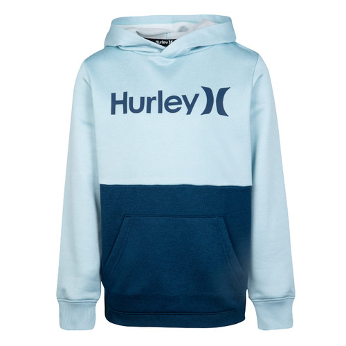Hurley Boys' Solar Pullover Hoodie, Crystal Heather, S