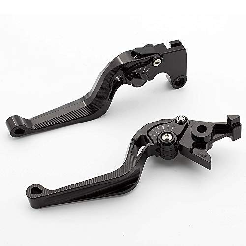 FXCNC Racing Motorcycle CNC Aluminum Short Adjustable Brake Clutch Levers Compatible with YZF R3 R25 2013-2021, MT-03 MT-25 MT03 MT25 2015-2021