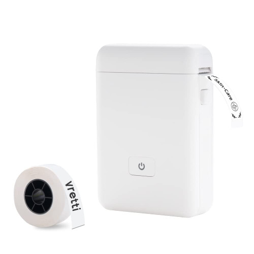 vretti Label Maker Machine with Tape, HP2 Portable Bluetooth Label Printer for Storage, Shipping, Barcode, Office, Home, Organizing,Mini Sticker Label Maker with Multiple Templates