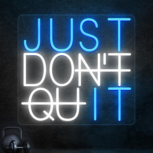 JUST DON'T QUIT Neon Sign, Neon Signs for Wall Decor, Led Neon Light Sign Party Decorations, Room Decor for Boys, Neon Signs for Man Cave, Dimmable Neon Sign for Bedroom (DON'T QUIT) JUST DON'T QUIT Neon Sign, Neon Signs for Wall Decor, Led Neon Light Sign Party Decorations, Room Decor for Boys, Neon Signs for Man Cave, Dimmable Neon Sign for Bedroom (DON'T QUIT)