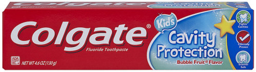 Colgate Kids Cavity Protection Toothpaste, Bubble Flavor, 4.6 Ounce