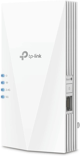 TP-Link AX1500 WiFi Extender Internet Booster(RE500X), WiFi 6 Range Extender Covers up to 1500 sq.ft and 25 Devices,Dual Band, AP Mode w/Gigabit Port, APP Setup, OneMesh Compatible (Renewed)