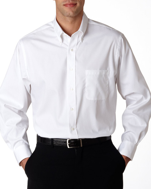 Van Heusen Pinpoint Oxford Shirt L White