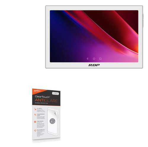 BoxWave Screen Protector Compatible with RDP Gravity Tablet PC (10 in) - ClearTouch Anti-Glare (2-Pack), Anti-Fingerprint Matte Film Skin