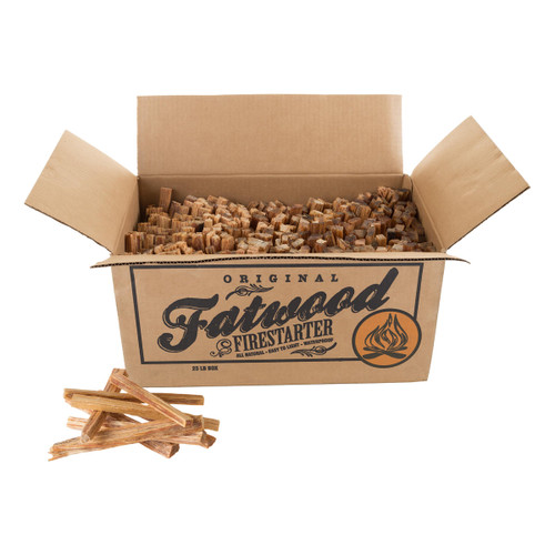 Fatwood Firestarter Kindling Sticks, 25 lbs Fatwood Firestarter Kindling Sticks, 25 lbs