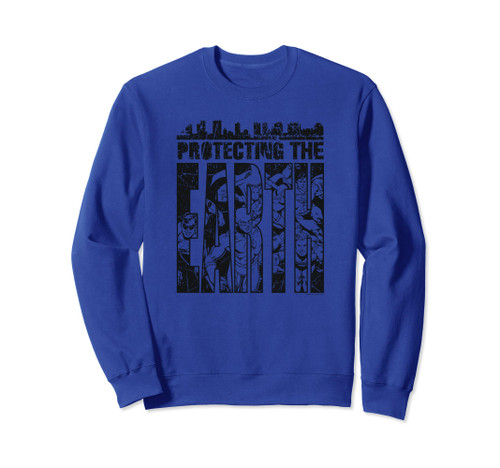 Justice League Protecting the Earth Sweatshirt