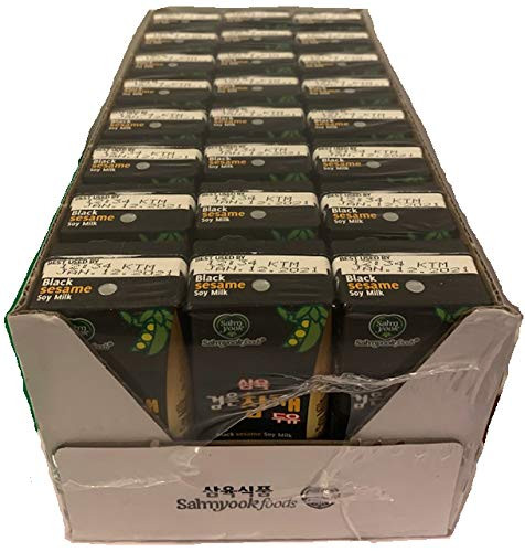 Sahmyook Black Sesame Soy Milk, 6.5 Fl. Ounce (Pack of 24)