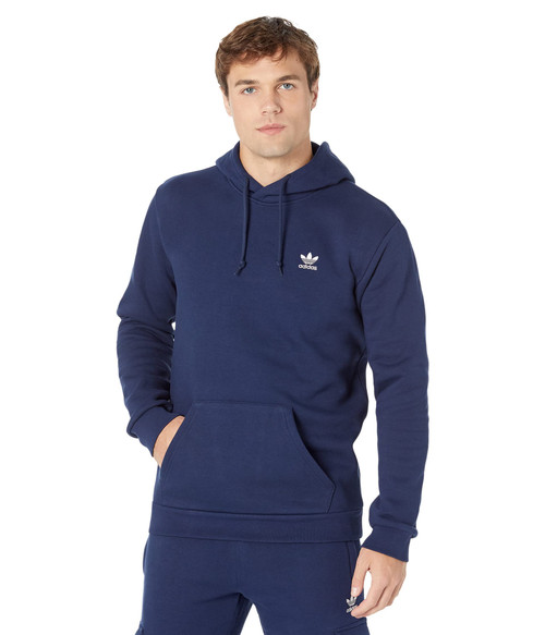 adidas Originals Men's Adicolor Essentials Trefoil Hoodie, Night Indigo, Medium