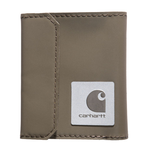 Carhartt Men's Durable Water Repel Wallet, Available in Multiple Styles and Colors, Tarmac, One Size