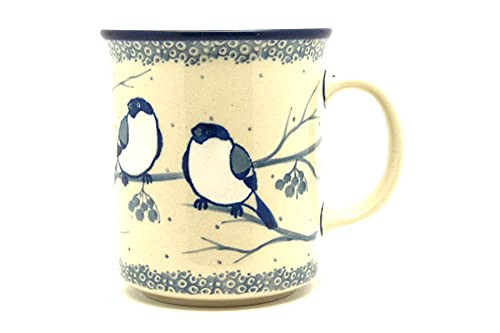 Polish Pottery Mug - Straight Sided - Unikat Signature - U4830