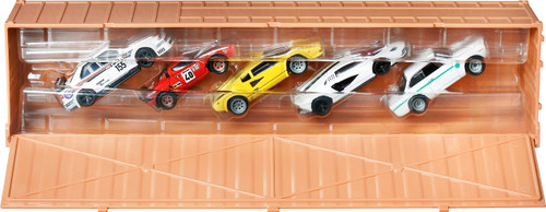 Hot Wheels Premium Car Culture Set of 5 Toy Cars in Collectible Container, Che Figata Die-Cast 1:64 Scale 5-Pack