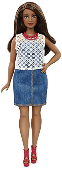 Barbie Fashionistas Doll 32 Dolled Up Denim - Curvy Barbie Fashionistas Doll 32 Dolled Up Denim - Curvy