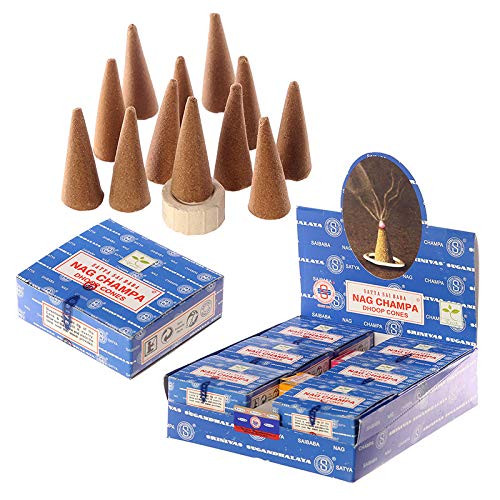 Sai Baba Dhoop Incense Cones - Nag Champa Sai Baba Dhoop Incense Cones - Nag Champa