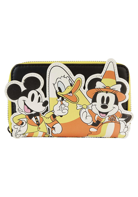 Loungefly Disney Mickey and Friends Candy Corn Zip Around Wallet Loungefly Disney Mickey and Friends Candy Corn Zip Around Wallet