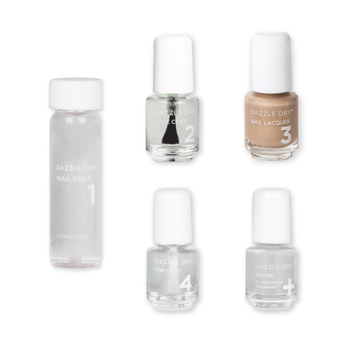 Dazzle Dry Mini Kit 4 Step System (5 Piece Mini Set) (Shimmering Sands, 5 Piece Set)