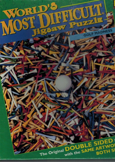 World's Most Difficult Jigsaw Puzzle -- Golf Madness