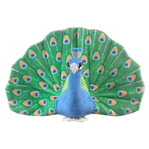 Wildlife Artists Peacock Plush Toy 10" H