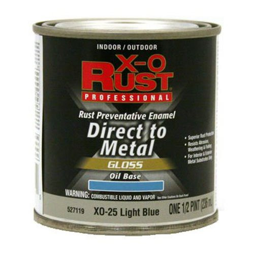 True Value XO25-HP XO 1/2-Pint Blue Oil Enamel