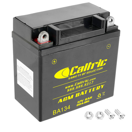 Caltric Agm Battery Compatible with Suzuki Lt160E Lt160 E Lt-F160 Ltf160 Quadrunner 160 2X4 1989-2004