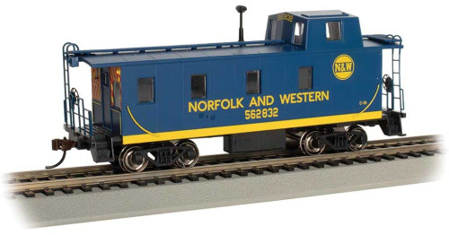 Bachmann Trains - Streamlined Caboose with Offset Cupola - Norfolk Western #562832 - HO Scale Bachmann Trains - Streamlined Caboose with Offset Cupola - Norfolk Western #562832 - HO Scale