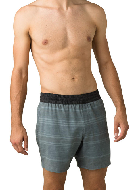 prAna Men's The Slope Short, Ashy Kai Stripe, Medium