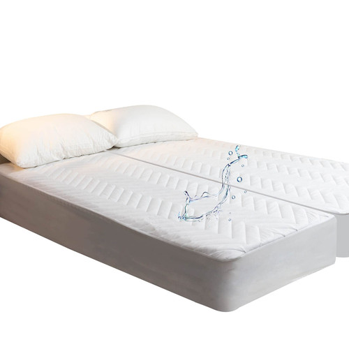 Kingnex Quilted Waterproof Full Split Queen Mattress Protector Adjustable Bed Include 2 30x80 Pad Fitted Sheet Style Deep Pocket Matress Cover Split Queen Kingnex Quilted Waterproof Full Split Queen Mattress Protector Adjustable Bed Include 2 30x80 Pad Fitted Sheet Style Deep Pocket Matress Cover Split Queen