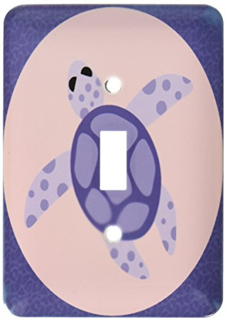 3dRose LLC lsp_25405_1 Cute Sea Turtle Blue and Pink Single Toggle Switch 3dRose LLC lsp_25405_1 Cute Sea Turtle Blue and Pink Single Toggle Switch