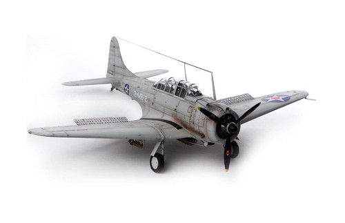 Academy 12331 USMC SBD-1 Pearl Harbor Plamodel Plastic Hobby Model Airplane Kit Toy (Paint Not Included)