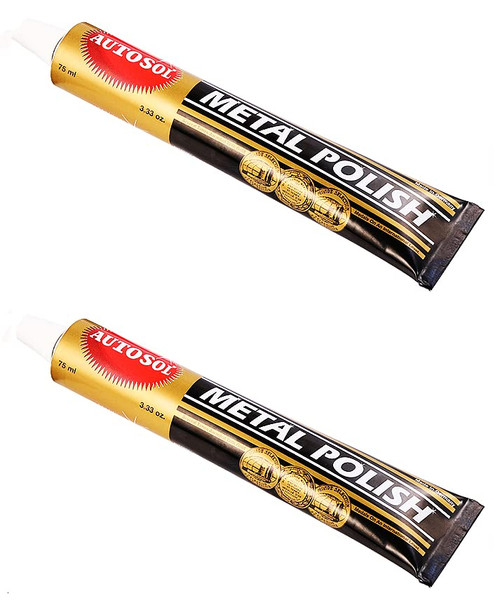 Metal Polish Rust Remover Polishing Maintenance Germany AUTOSOL Metal polishing Paste polishing Copper Paste Rust Removal Oxidation?Two Packs?