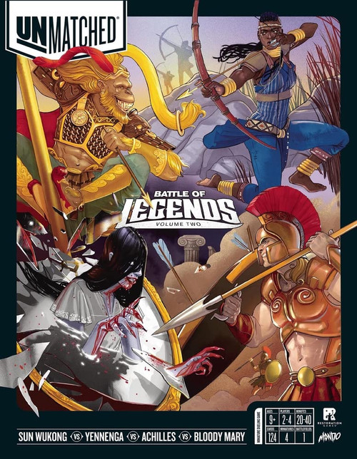 Restoration Games Unmatched Battle of Legends Vol 2