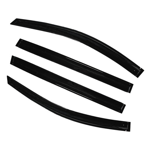 Window Visors Rain Guards Deflectors - 4-Pack Side Window Deflector Vent Shade for Car Windows Tape-On Outside Mount Acrylic Sun Rain Guard Replacement for Sienna 2004-2009