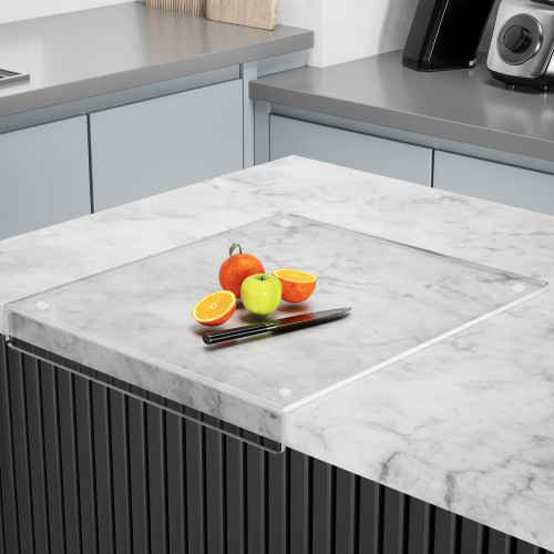 Acrylic Cutting Boards for Kitchen Counter, Anti-Slip Acrylic Clear Cutting Board with counter Lip for countertop Protector Home Restaurant (18x16 inch?