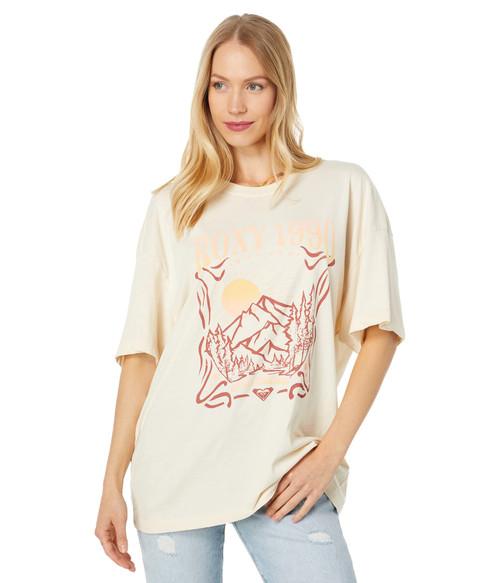 Roxy Altitude Short Sleeve T-Shirt Tapioca MD (US 7-9)