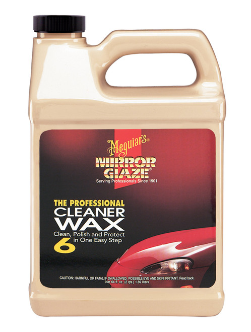 Meguiar's M0664 Mirror Glaze Cleaner Wax - 64 Oz Container
