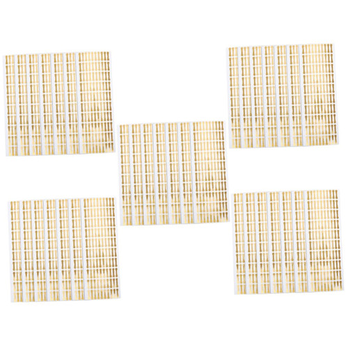 Operitacx 2500 Pcs Tamper Evident Stickers Decorative Tape Deco Stickers Sealing Tape Tamper Proof Tape Clear Sticker Paper Blank Stickers PVC Tamper Seal Decal Adhesive Tamper Stickers Food