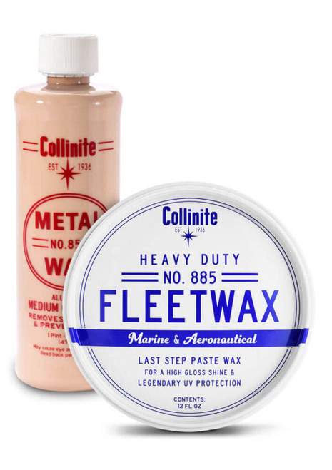 Collinite No. 850 Metal Wax & No. 885 Fleetwax Paste Combo