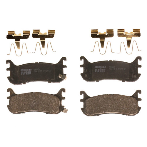 TRW Pro TRH0636 Disc Brake Pad Set For Mazda Miata 1994-1997, Rear, And Other Applications