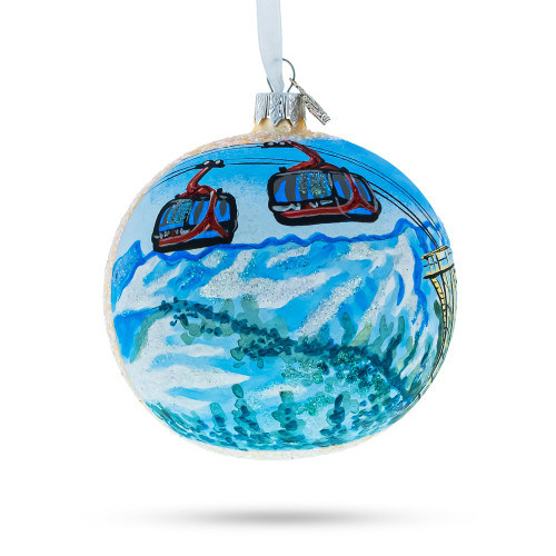 Silvretta Arena Ischgl-Samnaun Ski Resort, Austria Glass Ball Christmas Ornament 4 Inches Silvretta Arena Ischgl-Samnaun Ski Resort, Austria Glass Ball Christmas Ornament 4 Inches
