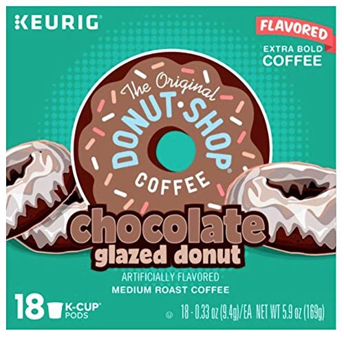 The Original Donut Shop Coffee Chocolate Glazed Donut 18 K Cups