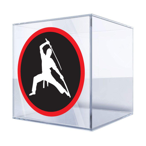 Stickers Sticker Martial Arts Figure Silhouette 16 X 16