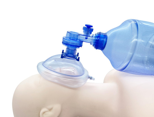 Emergency First Aid CPR Mask with Tubing Send a CPR Training mask(Adult)