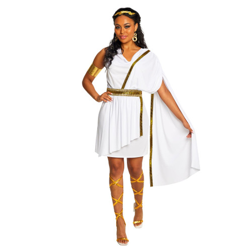 Morph Costumes White Toga Costume Women Greek Goddess Costume Women Greek Toga Costume Women Roman Goddess Costume Women L