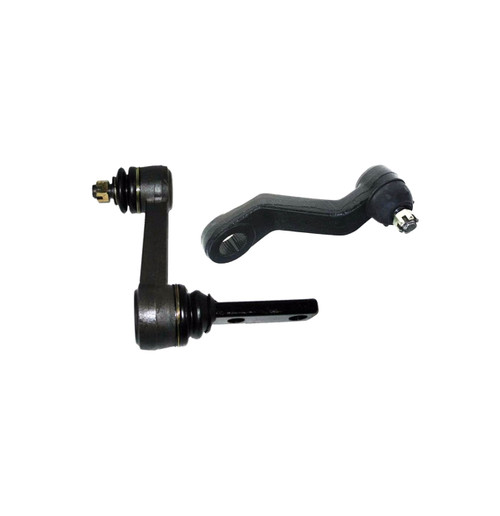 2 Pieces Front Idler Arm + Pitman Arm Steering Kit Compatible with 2WD Models