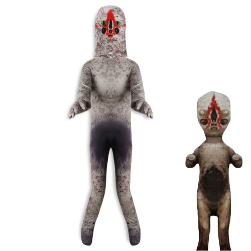SCP Foundation 096 Costume Kids Scary Halloween SCP Cosplay Secure Contain Protect Halloween Party Jumpsuit Cosplay