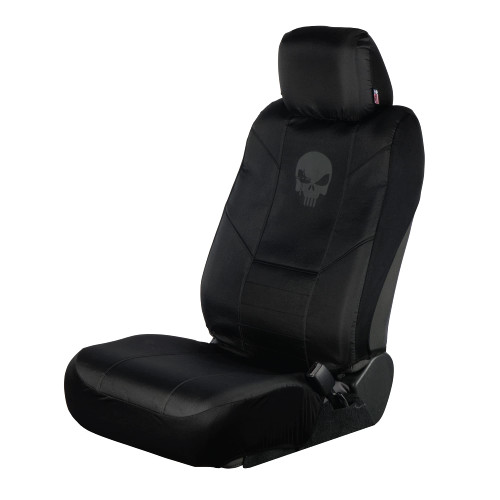 Chris Kyle Easy to Install Front and Bench Seat Covers for Car, Truck, and SUV, Dark Light, Low Back Seat Cover - Single