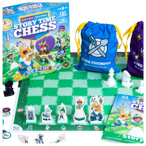 Story Time Chess - 2021 Toy of The Year Award Winner - Chess Sets , Beginners Chess, Chess Game Toddlers, Learning Games for Kids, Boys & Girls Ages 3-103