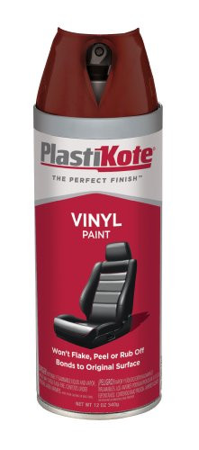PlastiKote 414 Dark Red Vinyl Paint - 12 Oz.