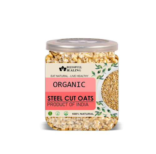 Blessfull Healing Organice STEEL CUT OATS 2 lb (907 Gram)
