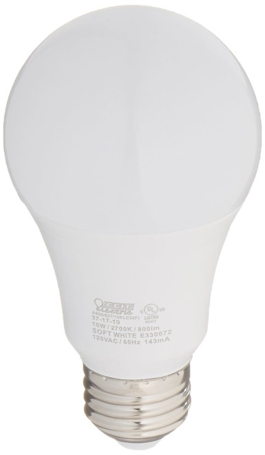 Feit Electric A800/827/10KLED 800 lm 2700K Non-Dimmable LED