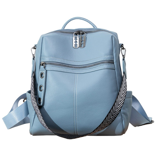 VONCOSS Women Fashion Backpack Handbag Purse PU Leather Multi Pockets Convertible Rucksack Travel Shoulder Bag
